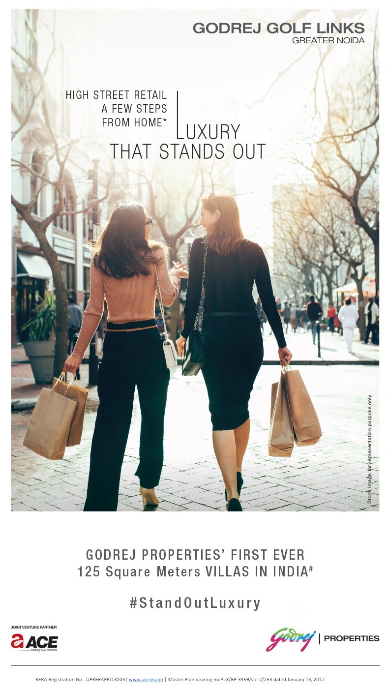 Presenting 125 sqm villas at Godrej Golf Links in Sector 27, Greater Noida Update